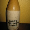 2. Stone bottles from Lanes Southgate Brewery. Courtesy of Colman Ryan. Pic: G. Lehane, Grange Franfkield Partnership.