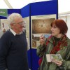 B. Kelleher, GFP with Florence Harrison, one time resident of Vernon Mount House, 12th August 2012. Pic: G. Lehane, Grange Frankfield Partnership.